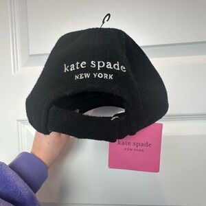 Kate Spade Black Wool Cap